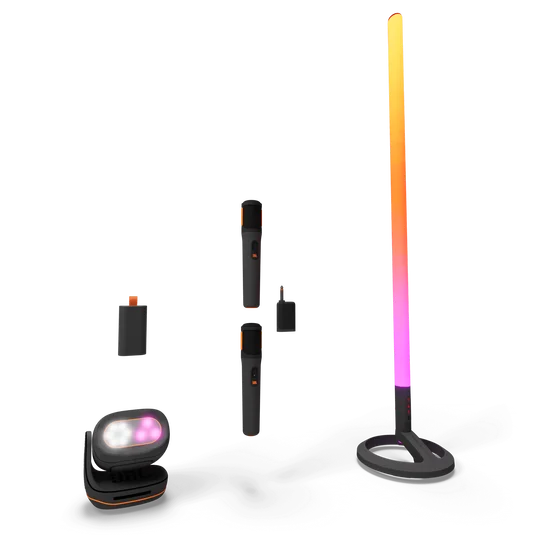 COMBO BATERIA 200 + MICROFONE + LUZES