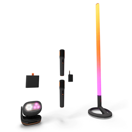 COMBO BATERIA 400 + MICROFONE + LUZES