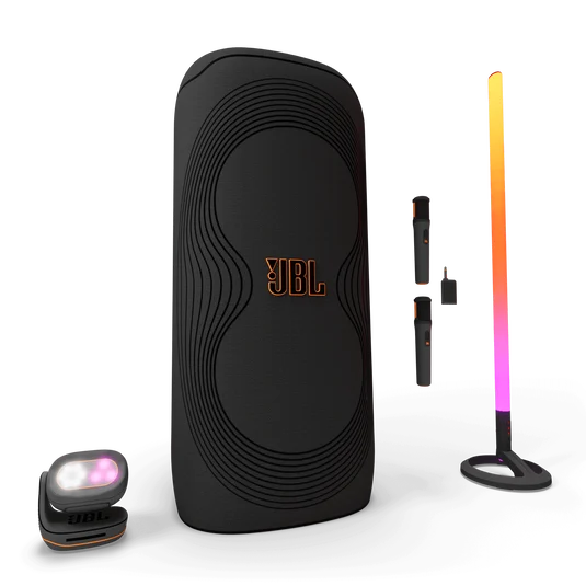 COMBO CASE + MICROFONE SEM FIO + LUZES