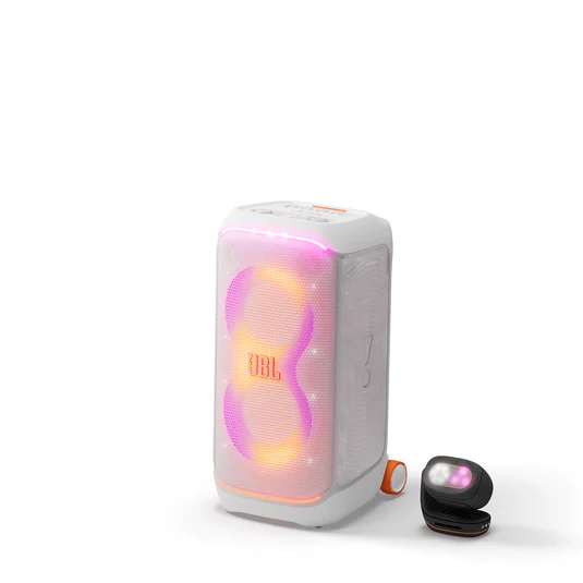 JBL PARTYBOX 320 BRANCA + PARTYLIGHT BEAM