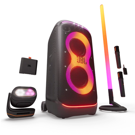 PARTYBOX 320 + BATERIA + MICROFONE + LUZES