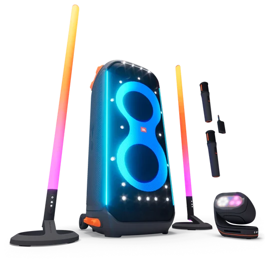PARTYBOX 710 + MICROFONE + LUZES